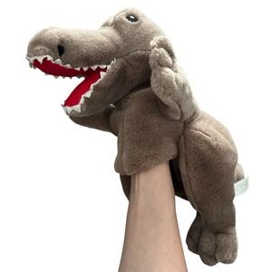 Animal Alley Dinosaur Hand Puppet with Sound Plush Stuffed Animal Toy